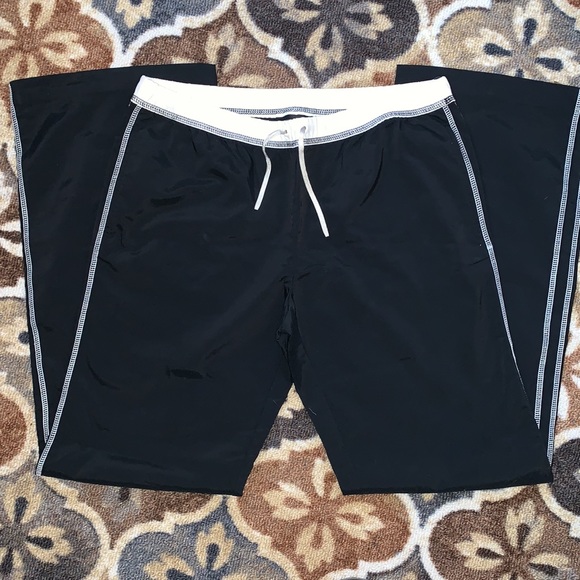 Express Black Nylon Track Pant - Picture 2 of 9